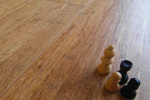 parquet bamboo realizzato a mano strand woven thermo taglio sega maxiplancia 10