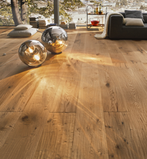 parquet rovere naturale piallato con spaccature in tonalita maxiplancia 01